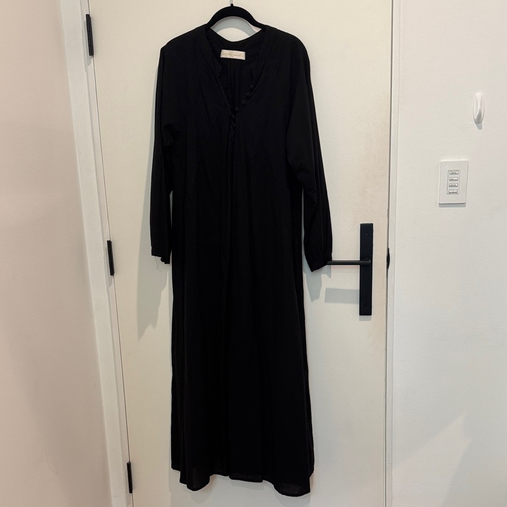 Natalie Martin Elegant Black Maxi Dress